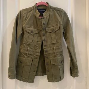 Veronica Beard Army Green Utility Jacket